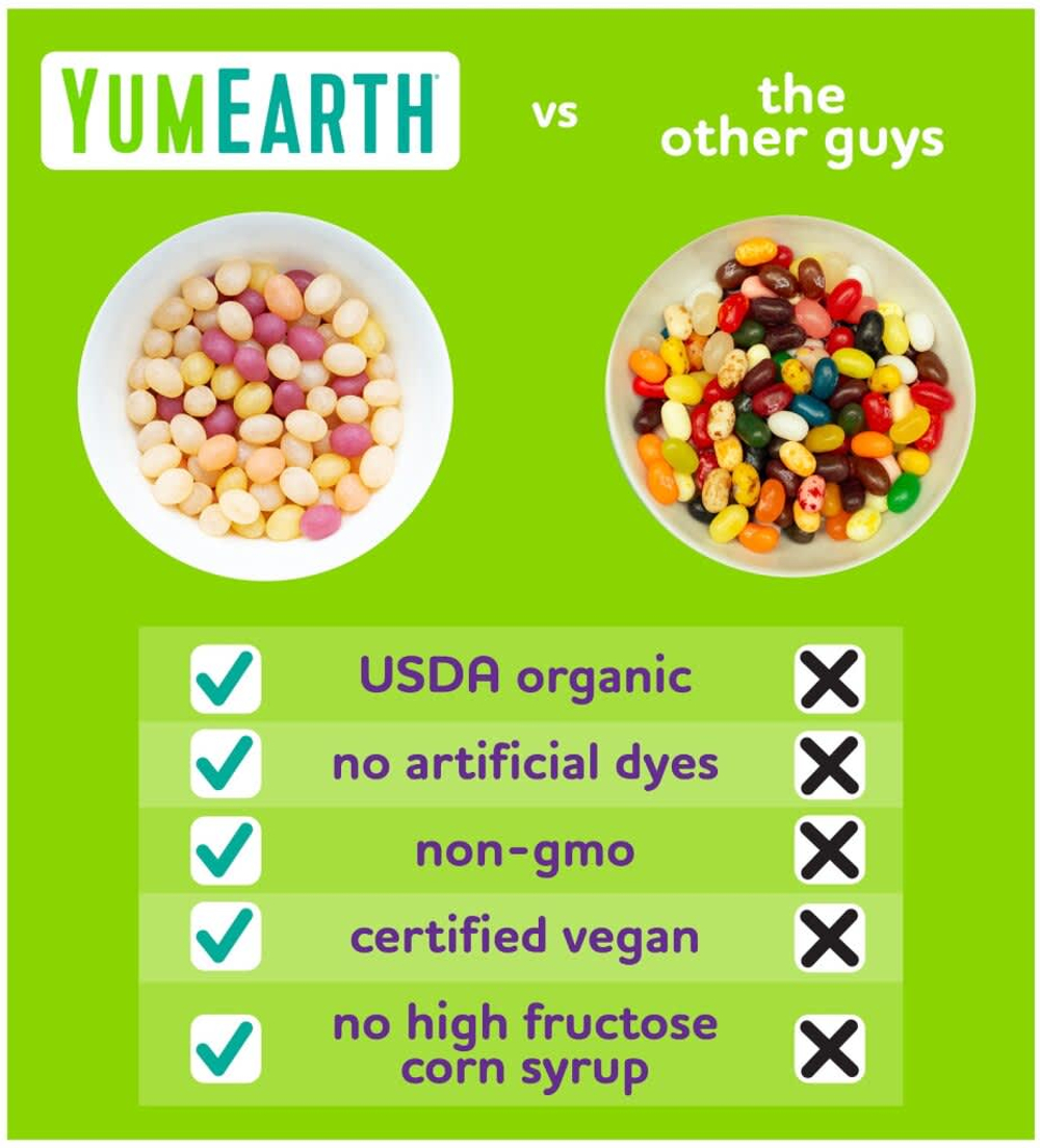 YumEarth, Органические мармеладки, 15 пакетиков с закусками по 14 г (0,5 унции)