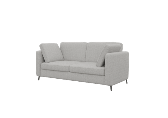 Brasco Диван двухместный BRS-2 Ness 010/Металл Черный 1800*800*840