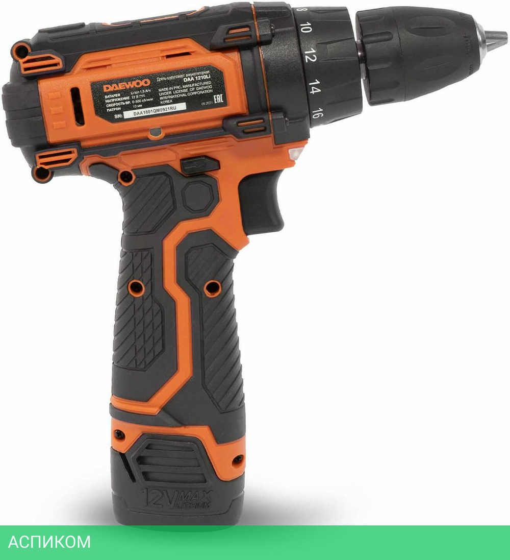 Дрель-шуруповерт Daewoo Power DAA 1210Li