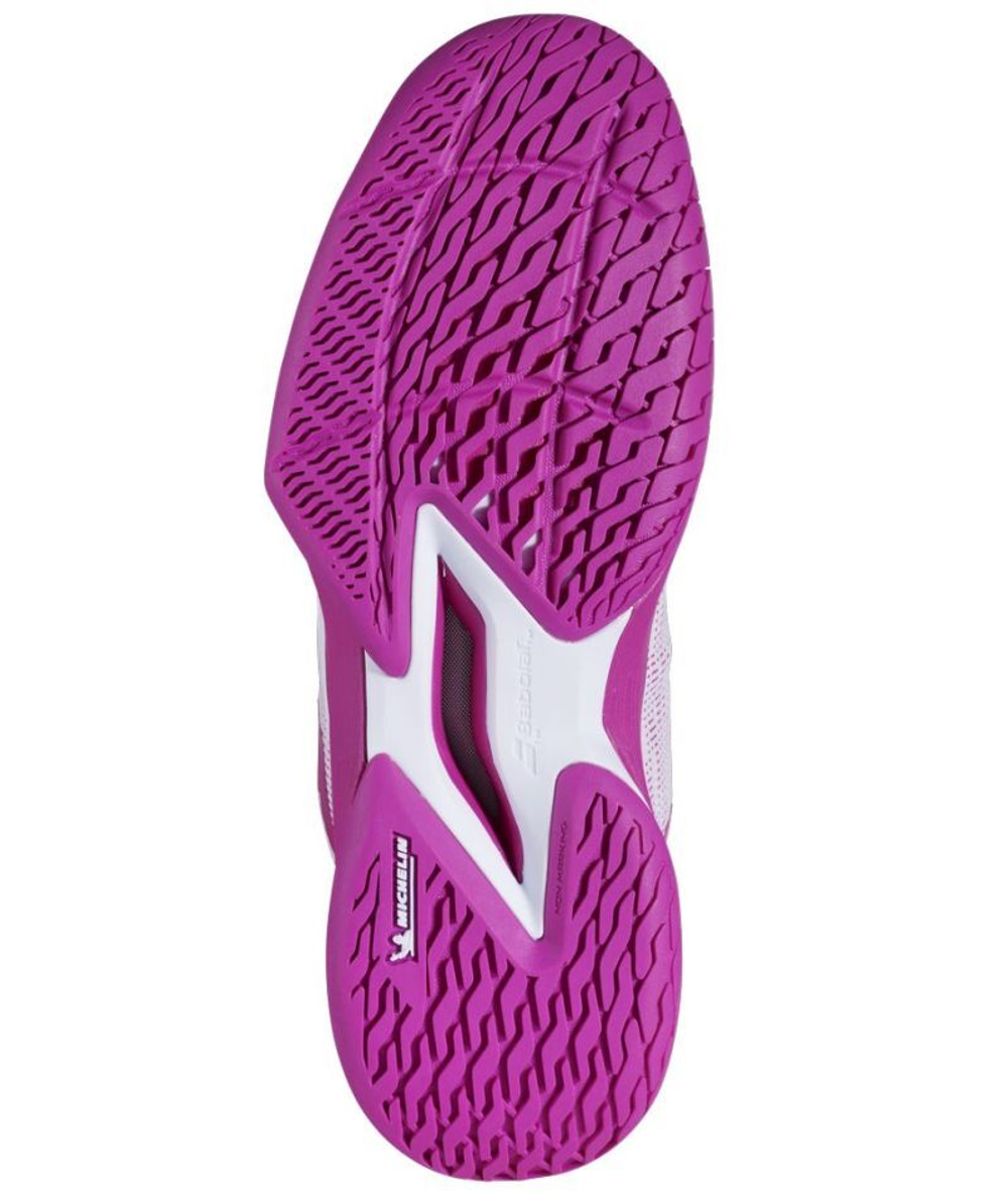 Женские Кроссовки теннисные Babolat Jet Tere 2 - white/fandango pink