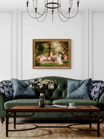 Картина на стену для интерьера на холсте "Золотой век" в классической раме 41*51 см