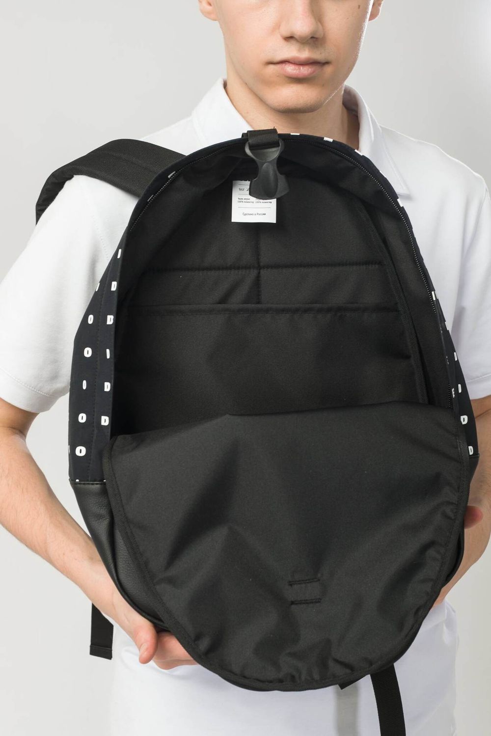 Рюкзак Codered Standart Mini Структура черный/белый