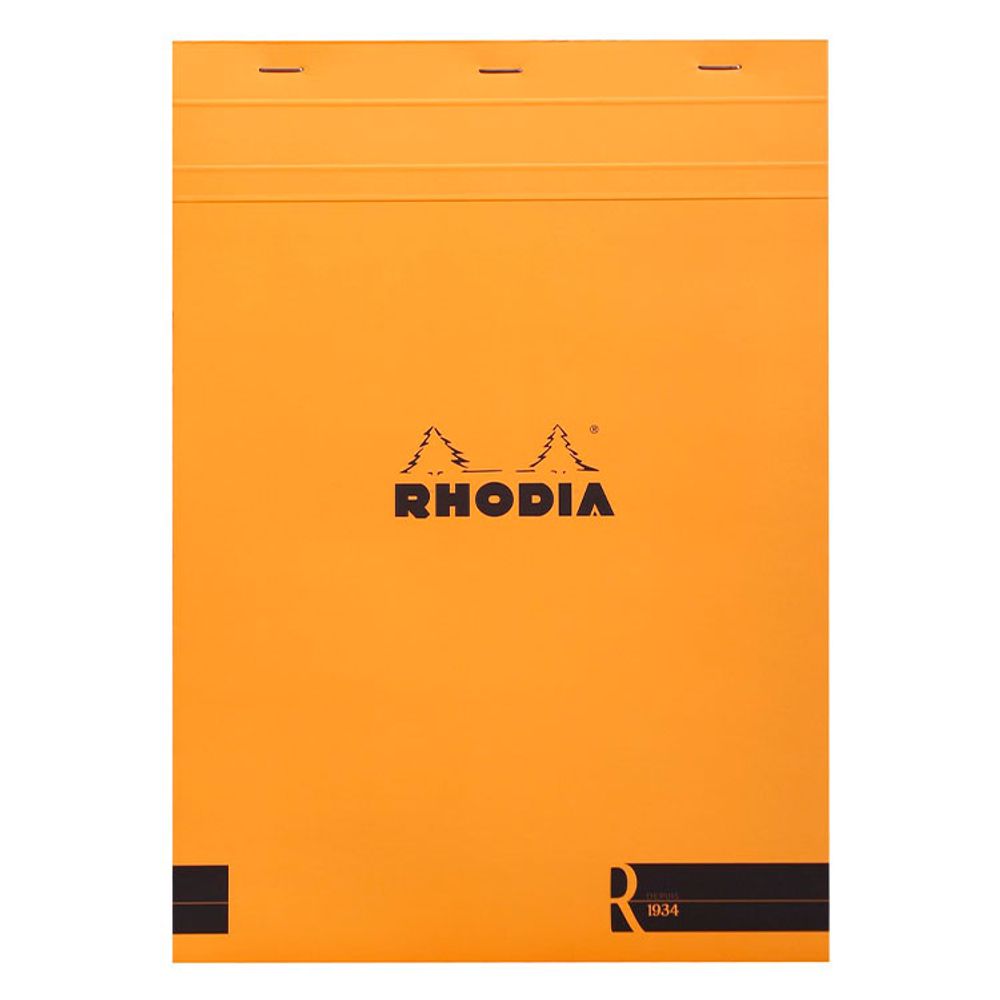 Блокнот Rhodia Basics №18 нелинованный 90 гр оранжевый (182007C)