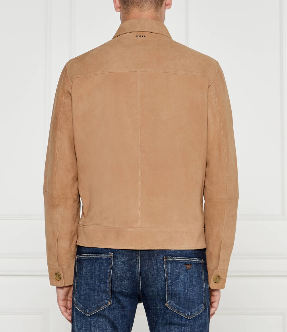 Кожаная куртка malbano4 BOSS BLACK - бежевый(50510178)