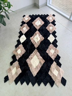 Покрывало меховое ковер из шкуры овчины