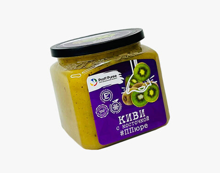 Пюре Киви с косточкой замороженное 500 гр Proff Puree