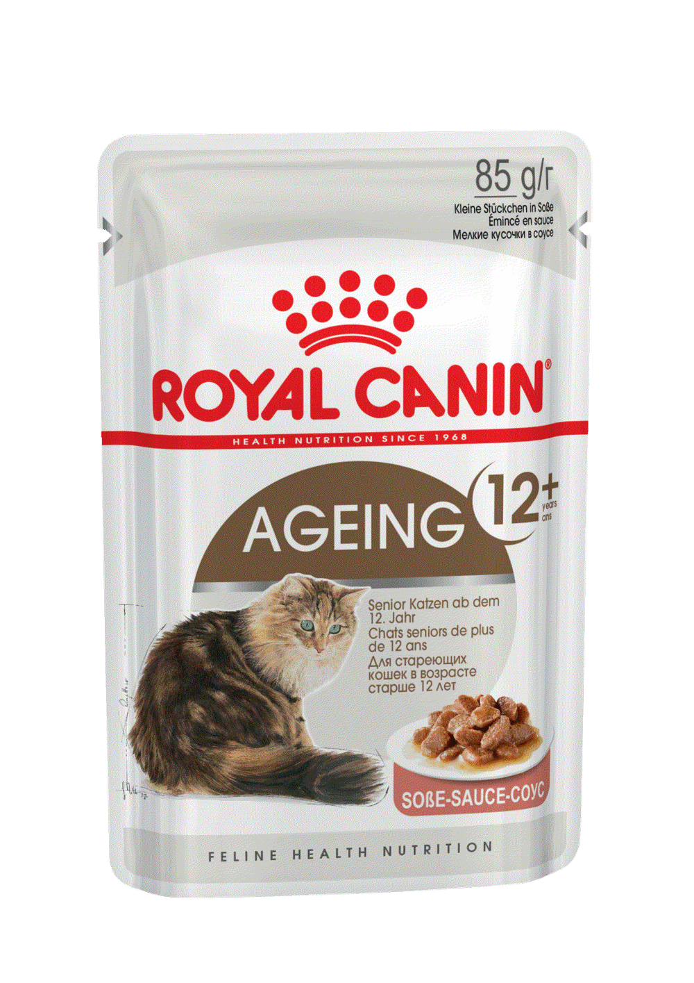 Роял Канин Ageing 12+ кошки соус 85гр.