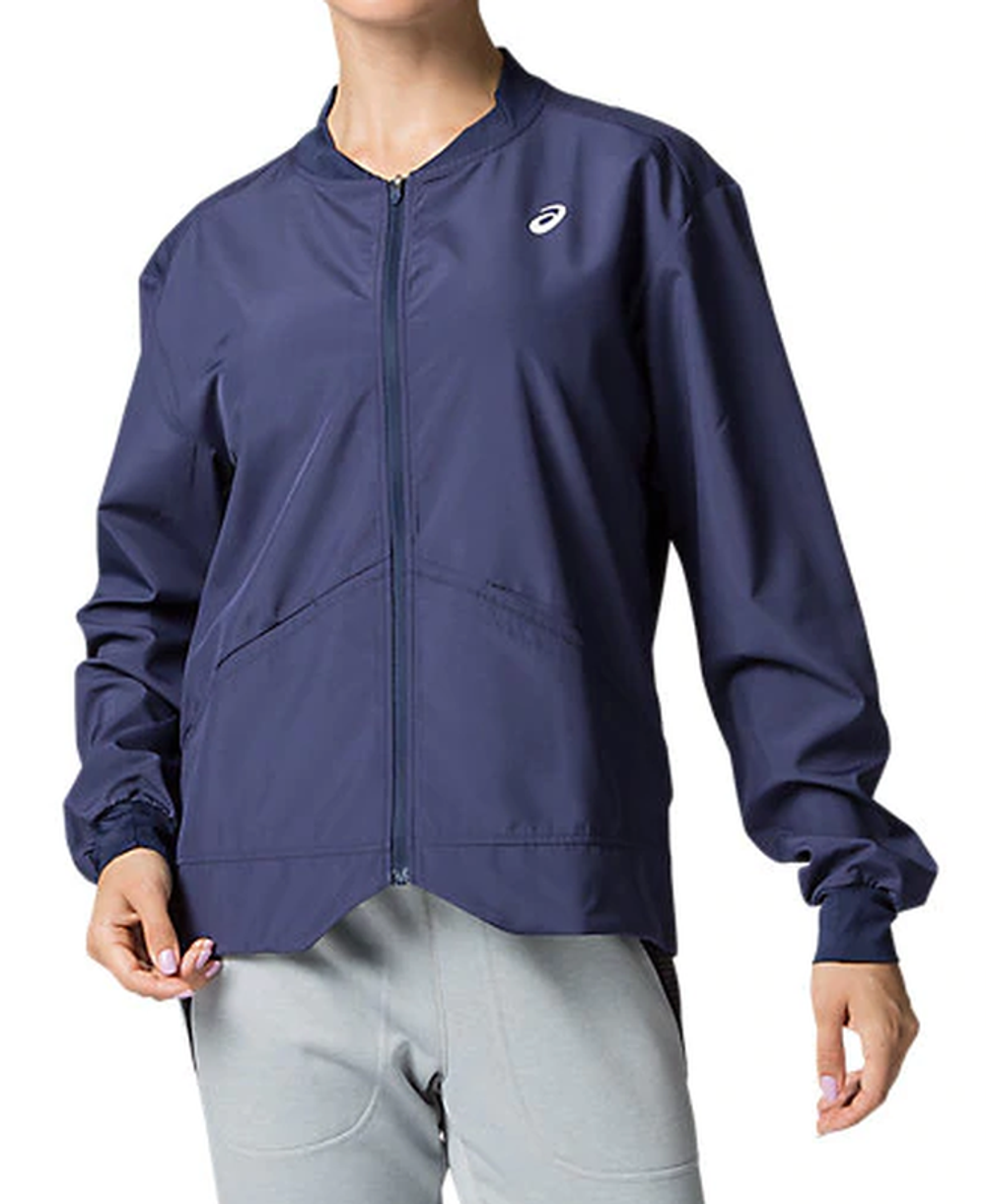 Женская Кофта теннисная Asics Club W Woven Jacket - небесный