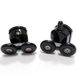 Душевой уголок Abber Schwarzer Diamant 160x50 AG30160BH-S50B профиль Черный стекло прозрачное