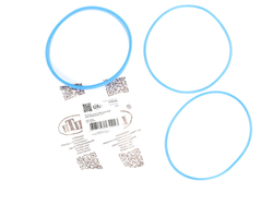 РК Колец гильзы ЯМЗ 236, 238 а/м МАЗ синий сиилкон "ПолиуретанДеталь"