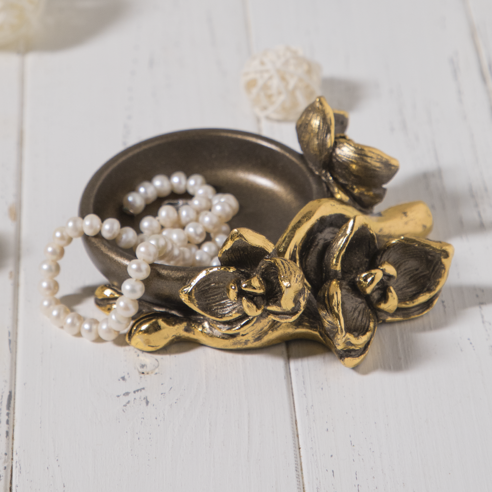 Держатель для украшений Орхидея Дебора Бронза