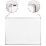 Доска магнитно-маркерная 90х120 см, улучшенная алюминиевая рамка, ГАРАНТИЯ 10 ЛЕТ, BRAUBERG Premium, 231715