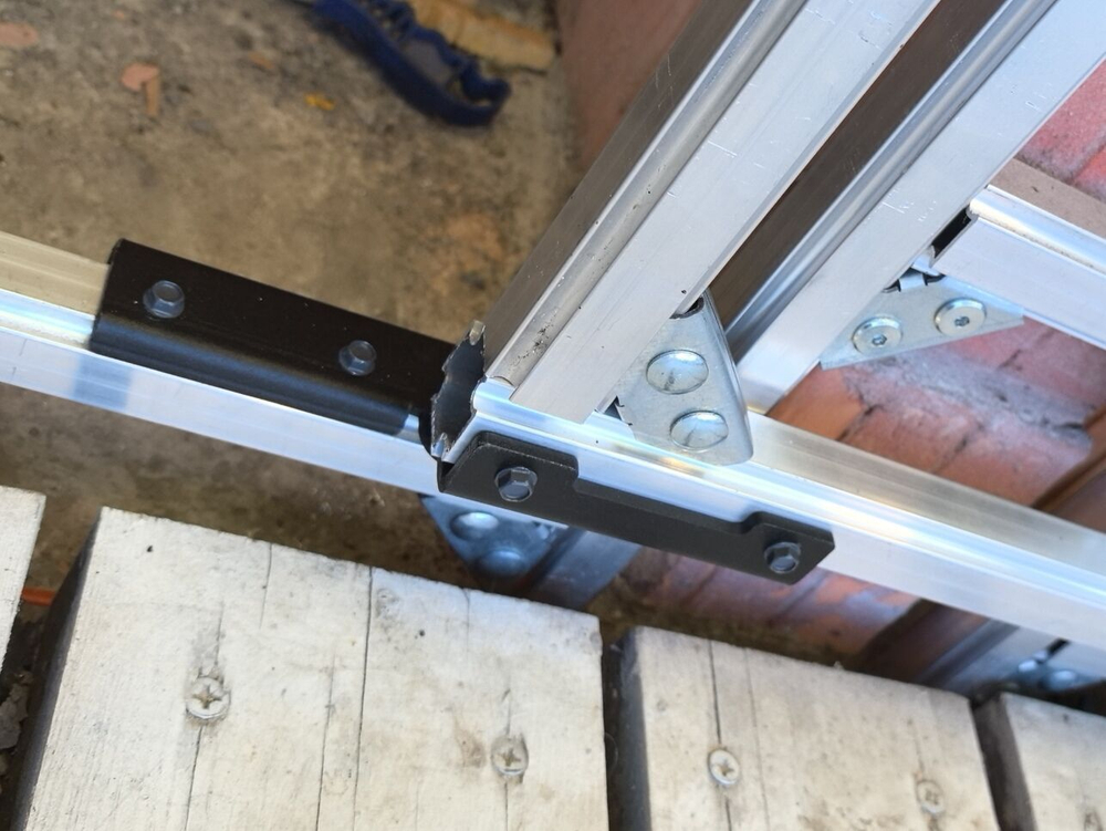 Комплект стальных петель для профиля WALLBOX (цена за комплект)