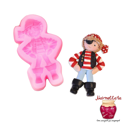 Молд силиконовый "Пират", 9*5,2 см