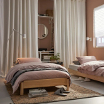 Складная кровать с 2 матрасами - IKEA UTÅKER/UTAKER, 200х80 см, матрас жесткий, сосна, УТОКЕР ИКЕА