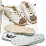 Кеды женские с мехом Golden Goose Superstar