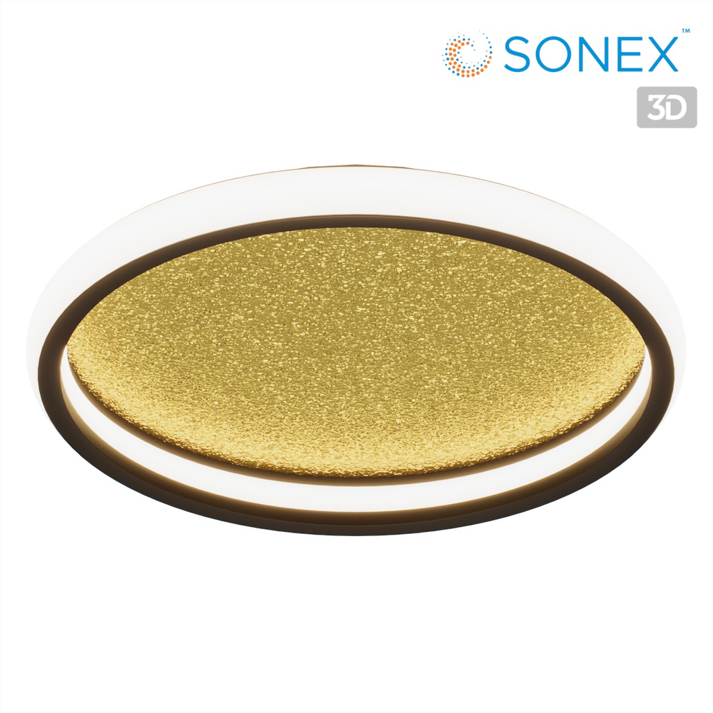 Потолочный светодиодный светильник Sonex 7736/60L MITRA LED SN 604 60Вт 3000-6500К D450 IP20 пульт ДУ SHIMMERS