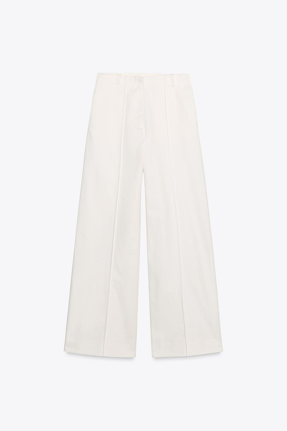 Джинсы wide leg с высокой посадкой — zw collection