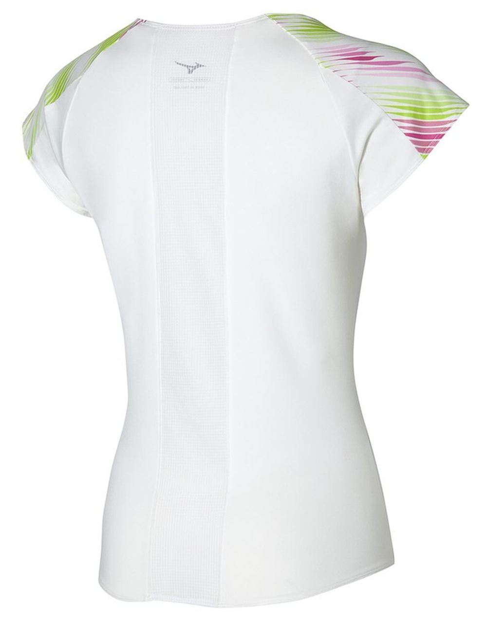 Женская теннисная футболка Mizuno Printed Tee - White