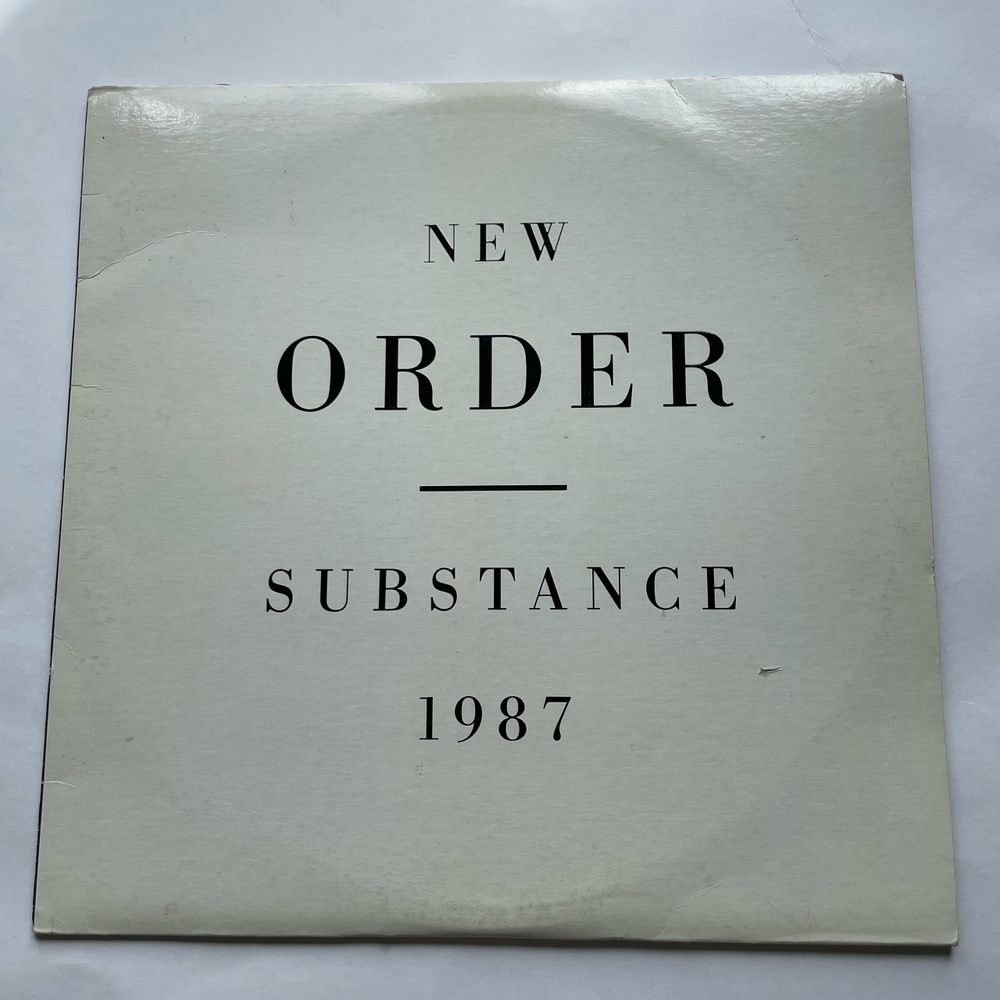 Винтажная виниловая пластинка LP New Order Substance (Канада 1987) Ceremony