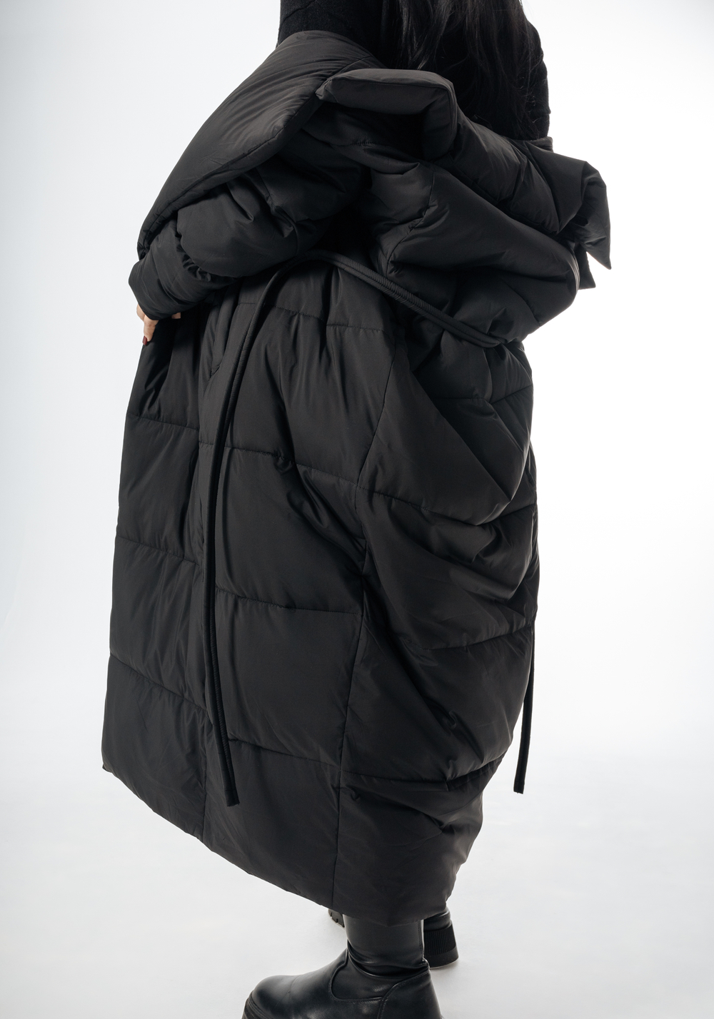 Длиный пуховик с наполнителем - БиоПух