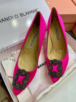 Женские Туфли-лодочки Manolo Blahnik в розовом цвете