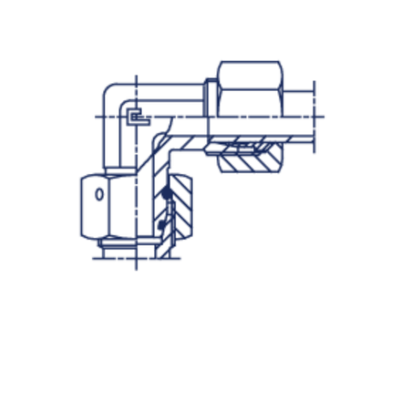 Соединение PN90 DS10 18х1.5 B4 (в сборе)