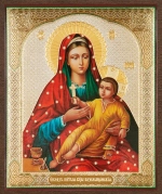 Икона БМ "Козельщанская" 10х12 на МДФ-6