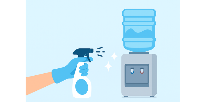 Санитарная обработка кулера для воды