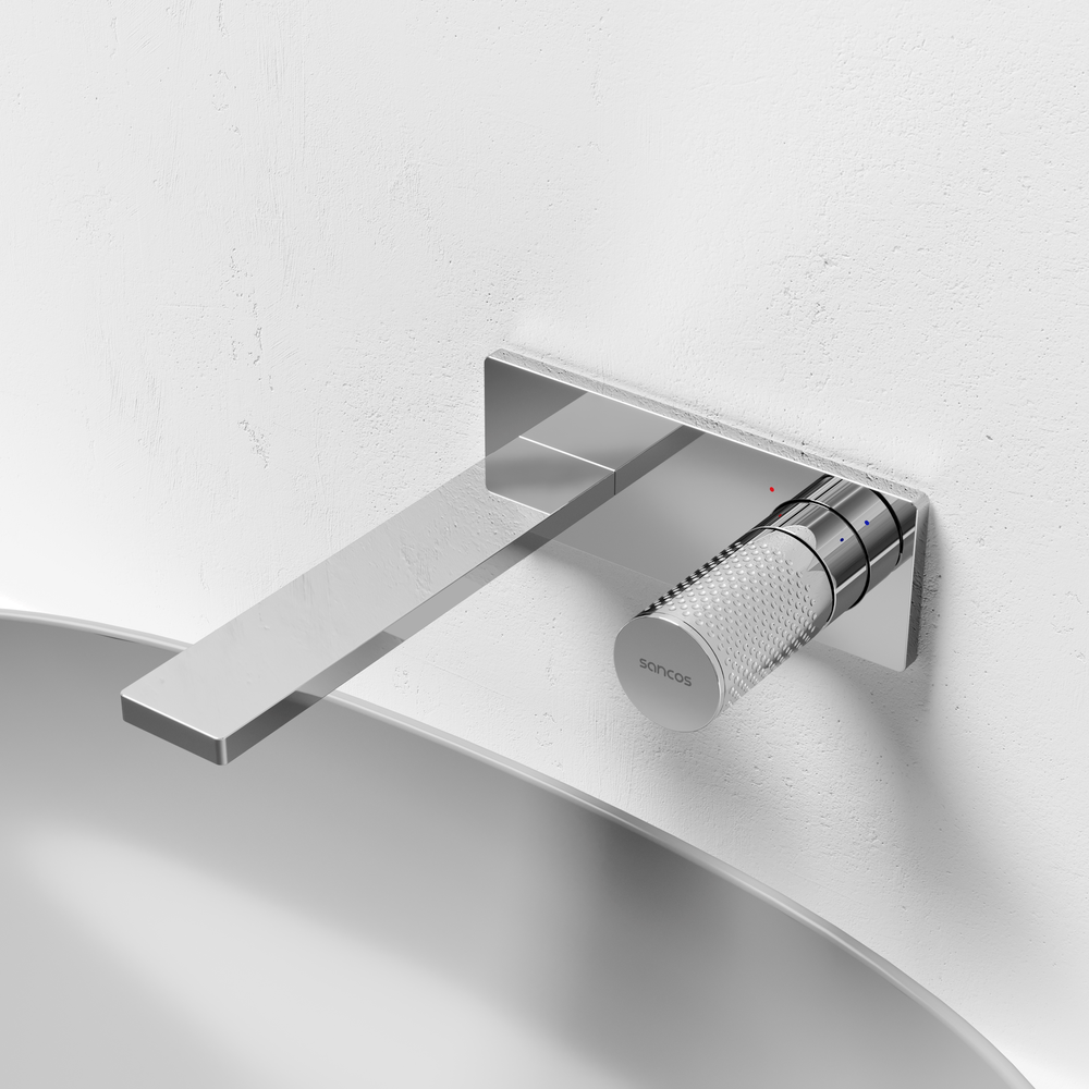 Смеситель для раковины Sancos Nexus с внутренней частью, хром, арт. SC9013CH