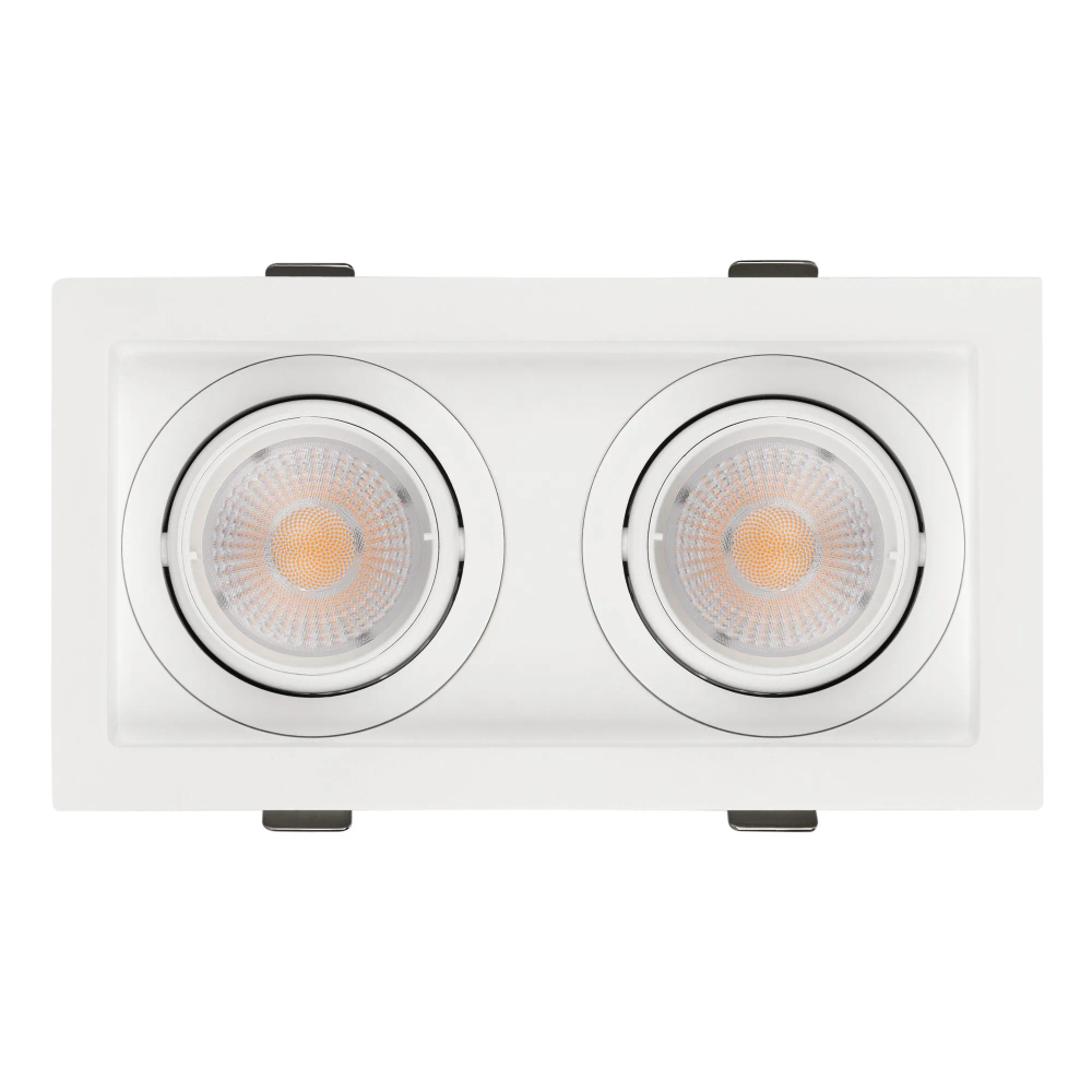 Светильник MS-VORTEX-BUILT-S170x90-2x12W Warm3000 (WH-WH, 40 deg, 230V) (Arlight, IP20 Металл, 5 лет) 057761