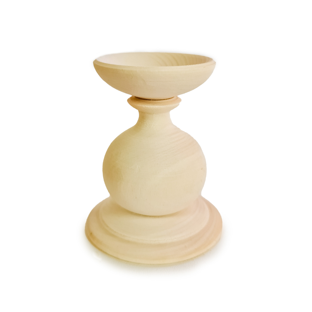 Подставка под яйцо 70*d65мм, деревянная заготовка