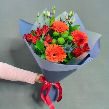 Авторский букет с герберами