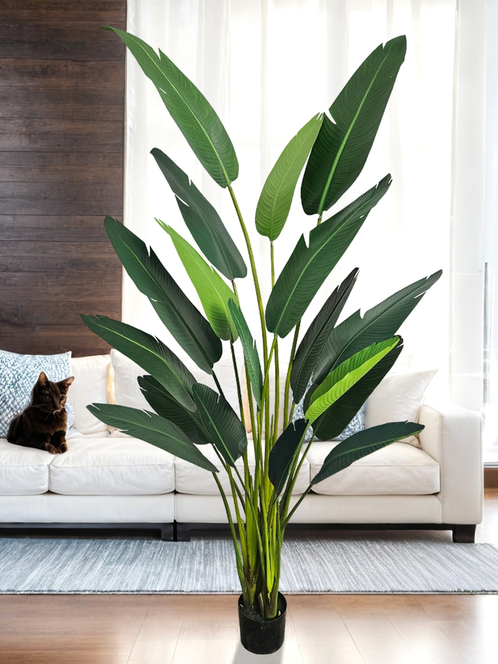 Большое искусственное растение для гостиной с высокими потолками — декоративное искусственное растение для дома и интерьера