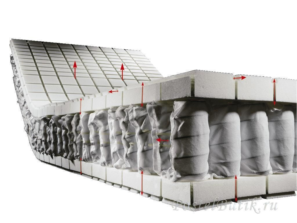 Матрас ортопедический Hulsta Top Point 1000 180x200 до 120 кг