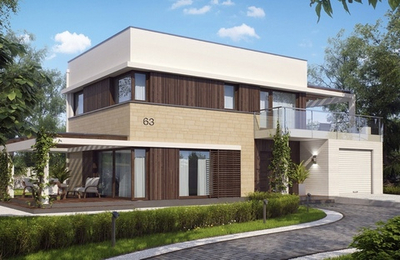 Проект Дома Хай-тек 126 кв. м