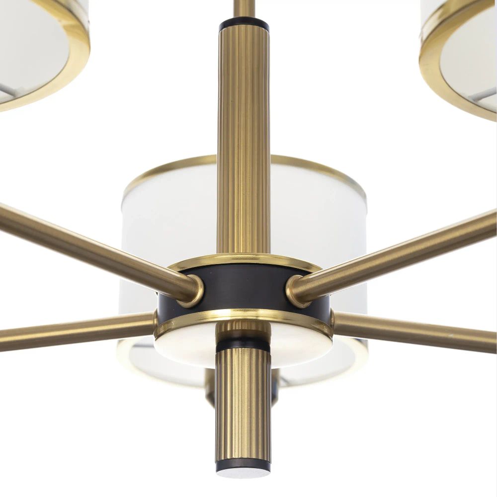 Citilux ALTON CL421253 Люстра на штанге с абажурами Бронза