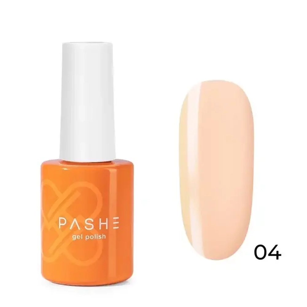 Цветной гель-лак PASHE Atelier №04  (9 мл)