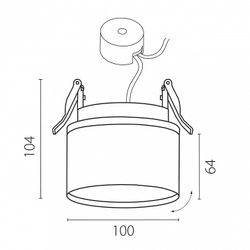 Встраиваемый светильник Lightstar Acuto 215857