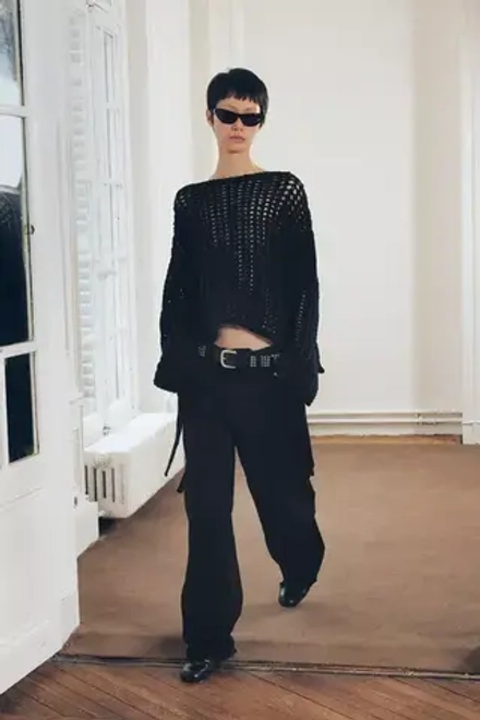 ZARA СВИТЕР, ЧЕРНЫЙ