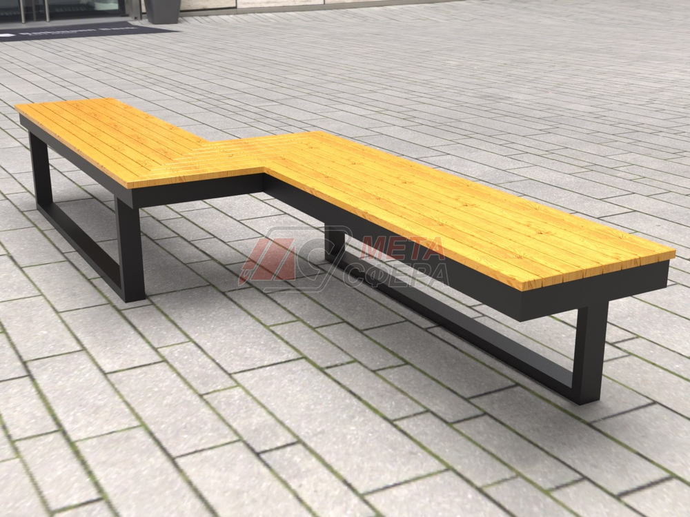 Скамейка Concrete Urban 3