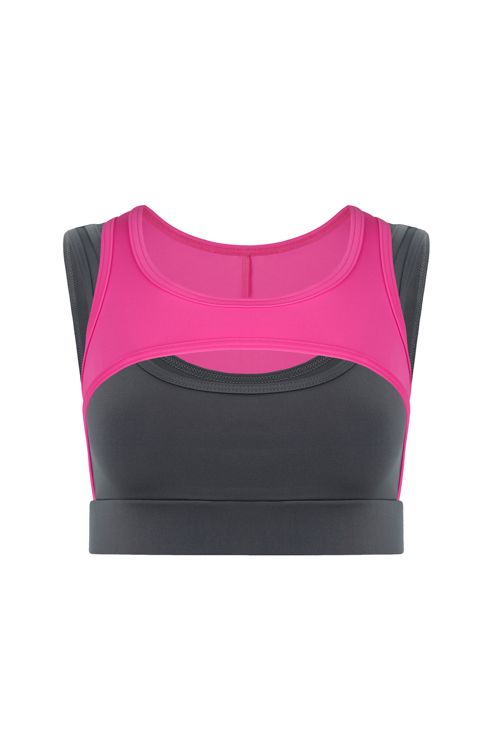 Топ FITNESS фуксия неон