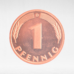 Germany, 1 Pfennig, 2000, (Munich Mint - "D"), XF