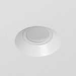 DK2081-WH Встраиваемый точечный светильник для натяжных ПВХ потолков INVIZ, IP 20, до 9 Вт, GU10, LED, белый, ABS-пластик