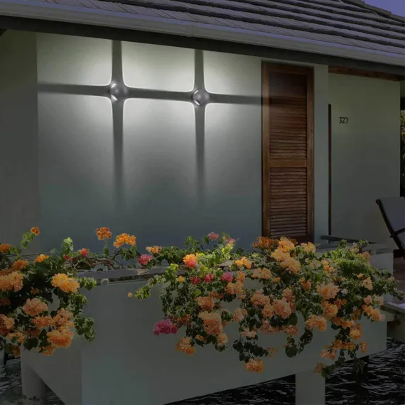 358464 STREET NT20 738 темно-серый  Ландшафтный настенный св-ник IP54 LED 4000K 12W 85-265V  CALLE