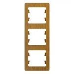 GLOSSA 3-постовая РАМКА, вертикальная, ДУБ