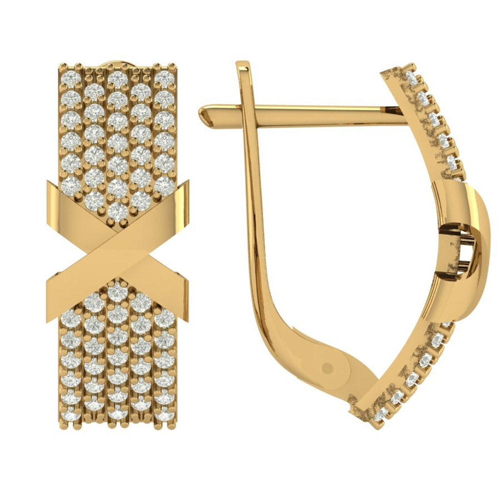 Серьги из золота 585 пробы
