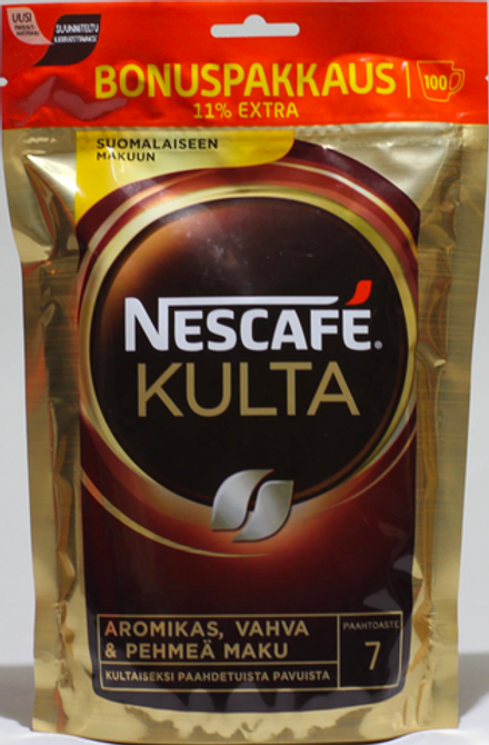 Кофе растворимый Nescafe Kulta, 180 г, пакет