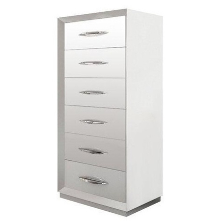 Комод вертикальный FRANCO 1028 CARMEN белый