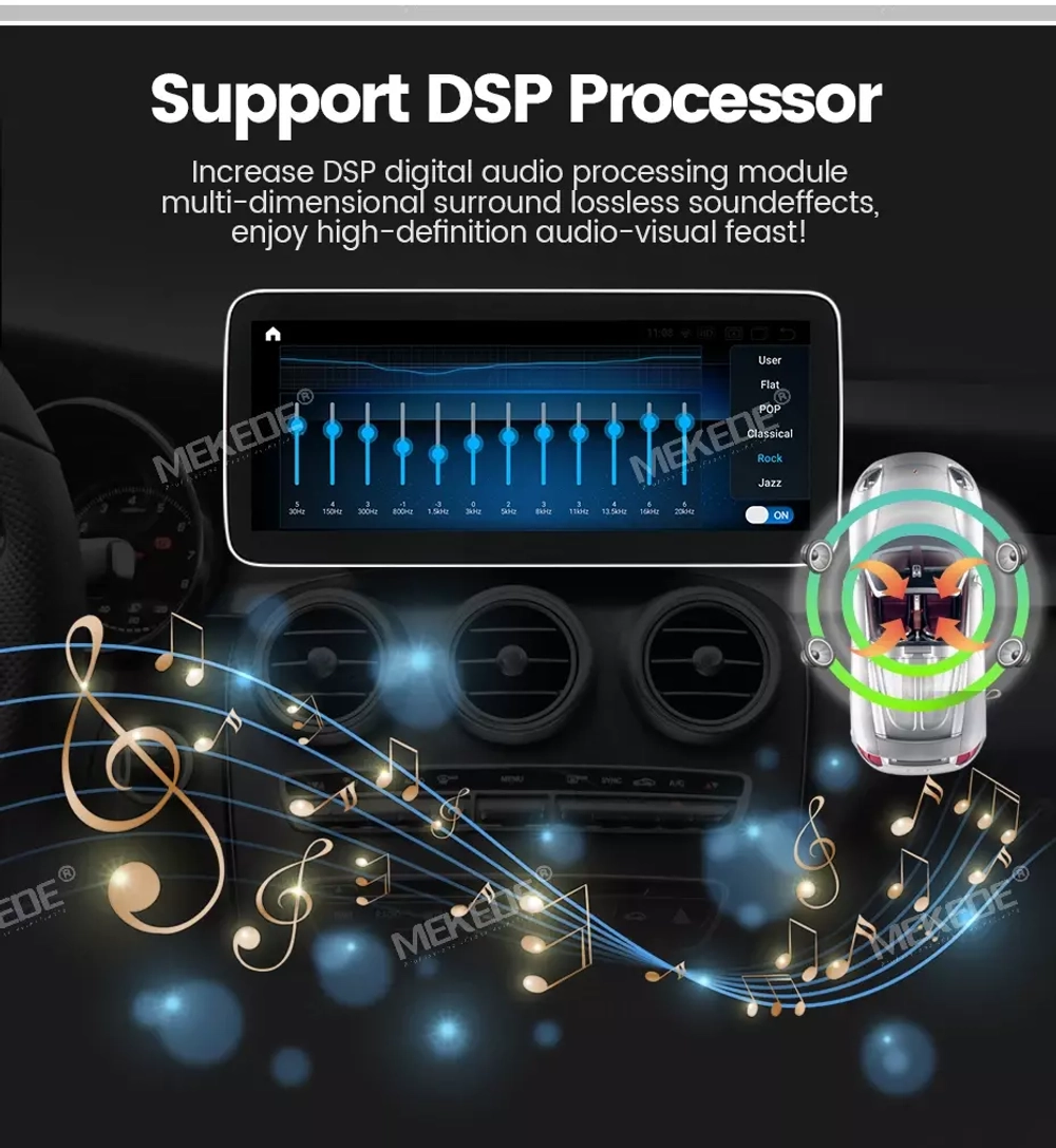 Магнитола Mercedes-Benz CLS 2010-2012 NTG 4.0 - Carmedia MKD монитор 12.5", Android 11, 6Гб+128Гб, CarPlay, SIM-слот
